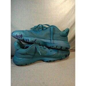 Adidas Pro Bounce blue/green shoes Sz 12, camo soles